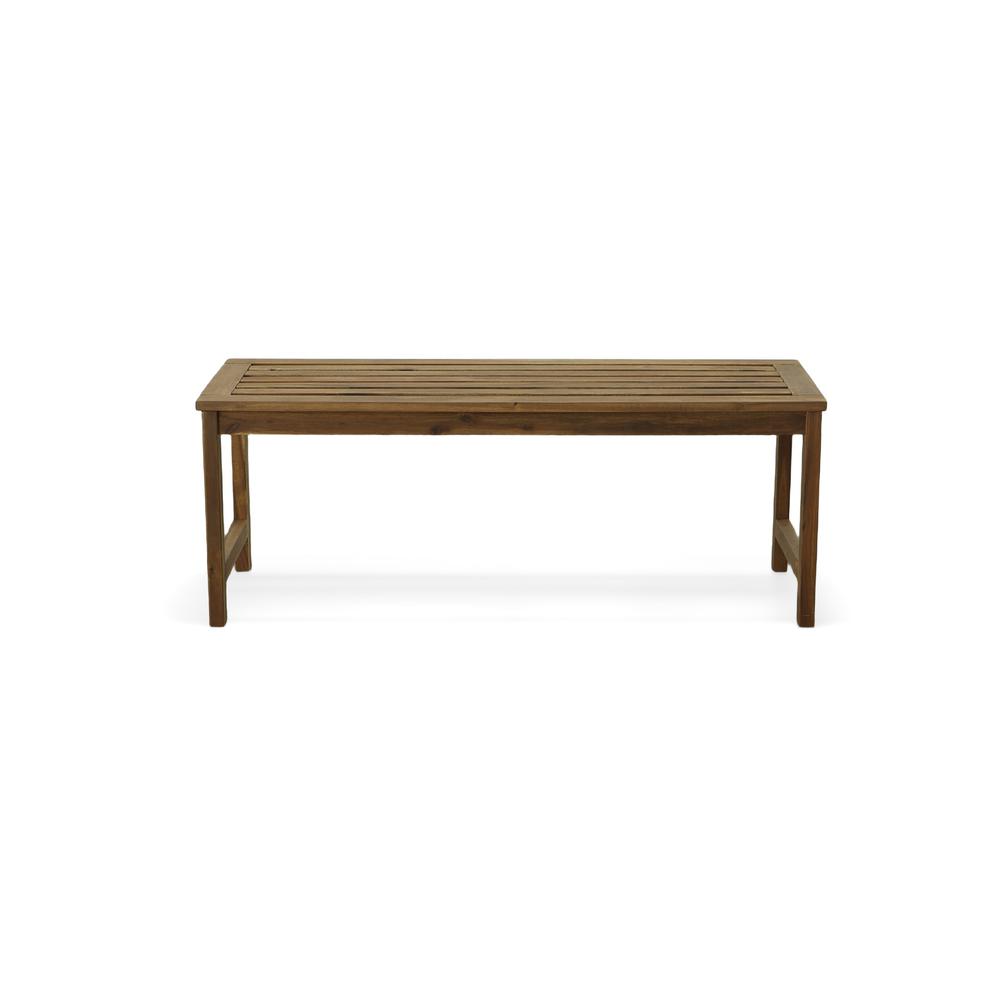 Fontana 4' Outdoor Dining Bench - Oil. Picture 3