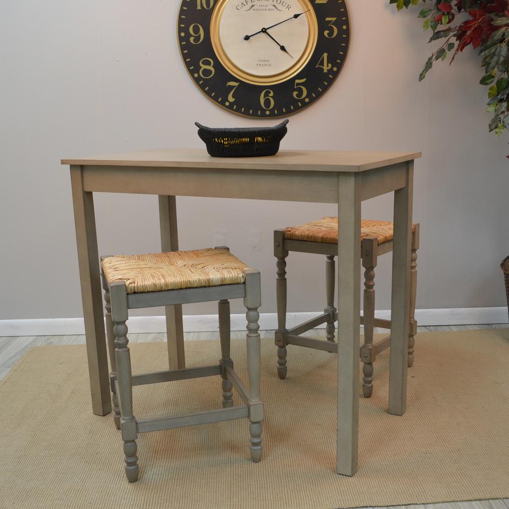 Hawthorne 24" Counter Stool - Weathered Gray. Picture 6