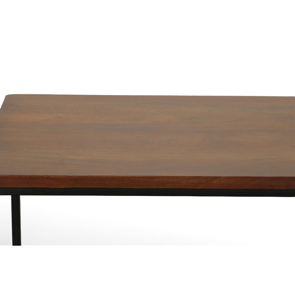 Brayden Desk - Chestnut/Black. Picture 4