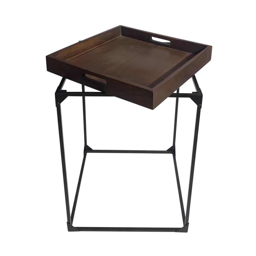 Cooper Tray Table - Elm - Black. Picture 7