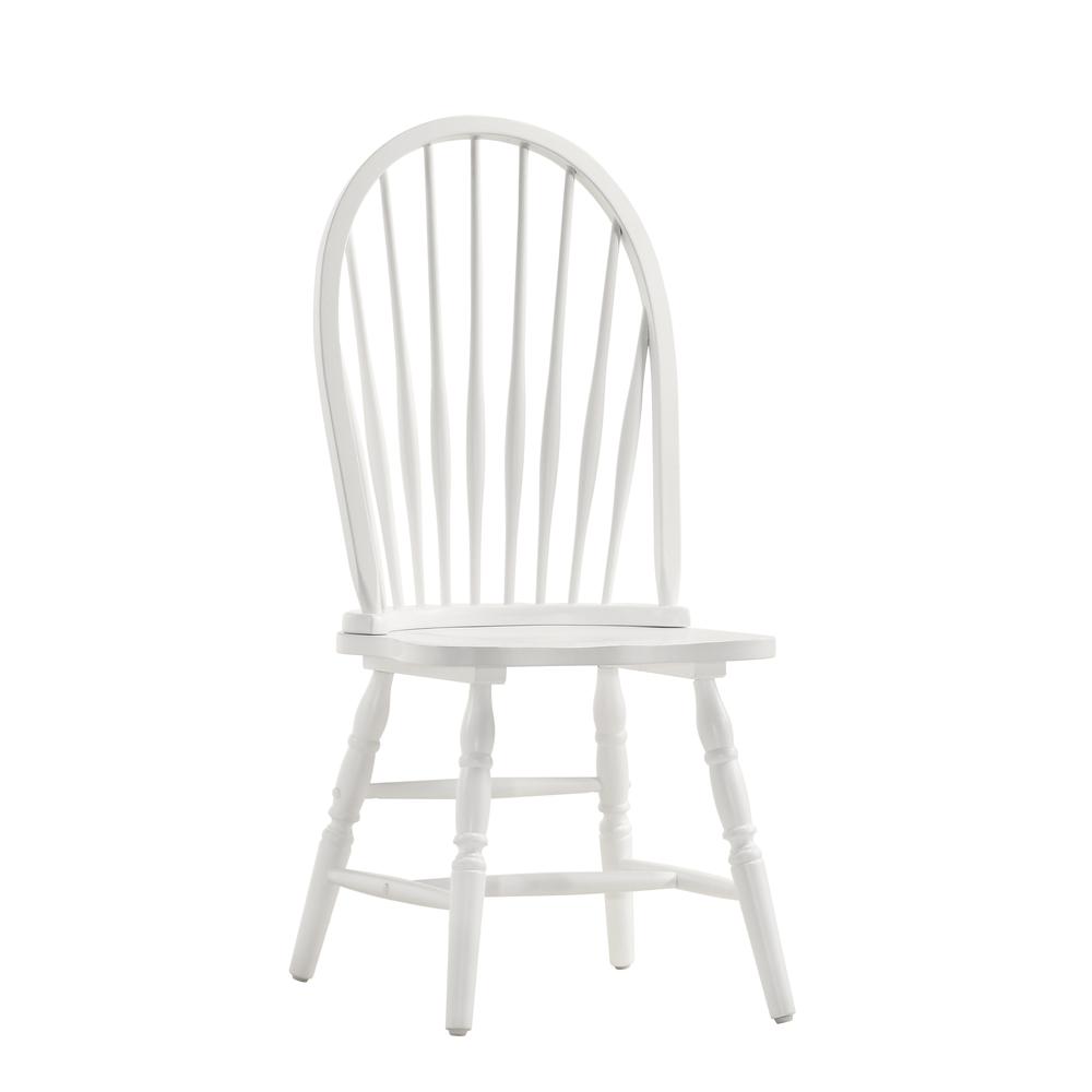 Windsor Dining Chair - Pure White. Picture 1