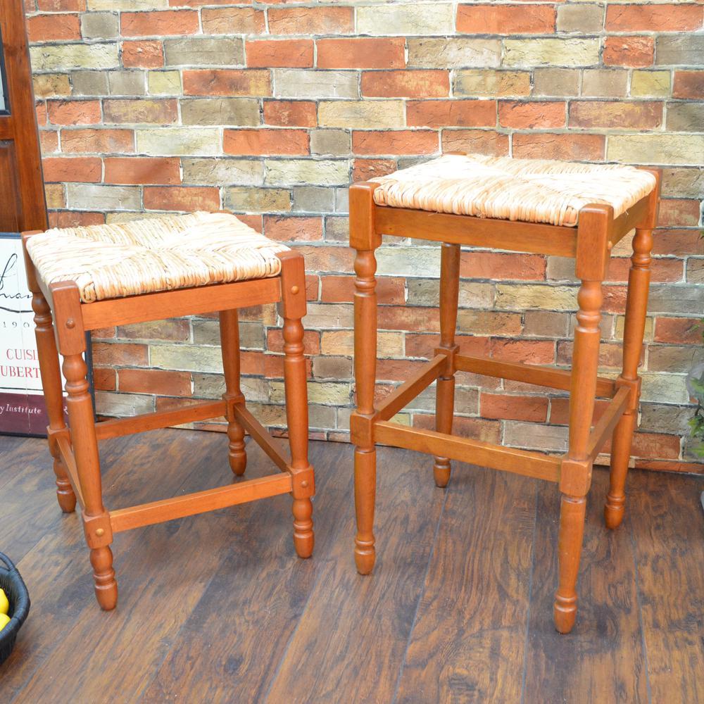 Hawthorne 24" Counter Stool - Walnut. Picture 7