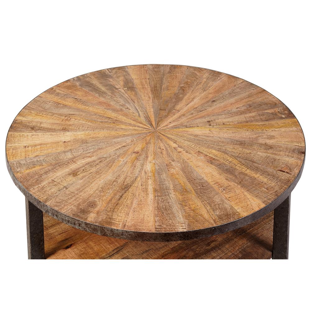 Chelsea Round Coffee Table - Natural. Picture 2