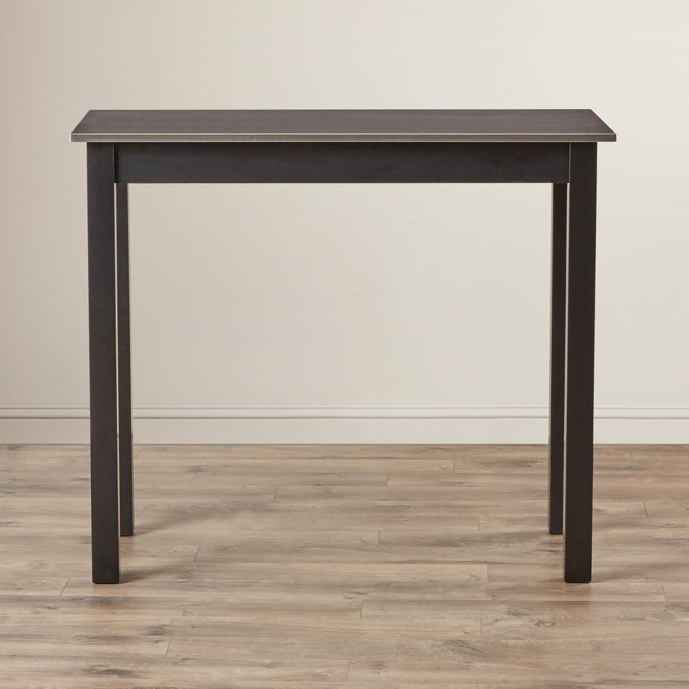 Carter Stainless Steel Top Bar Table - Black. Picture 4