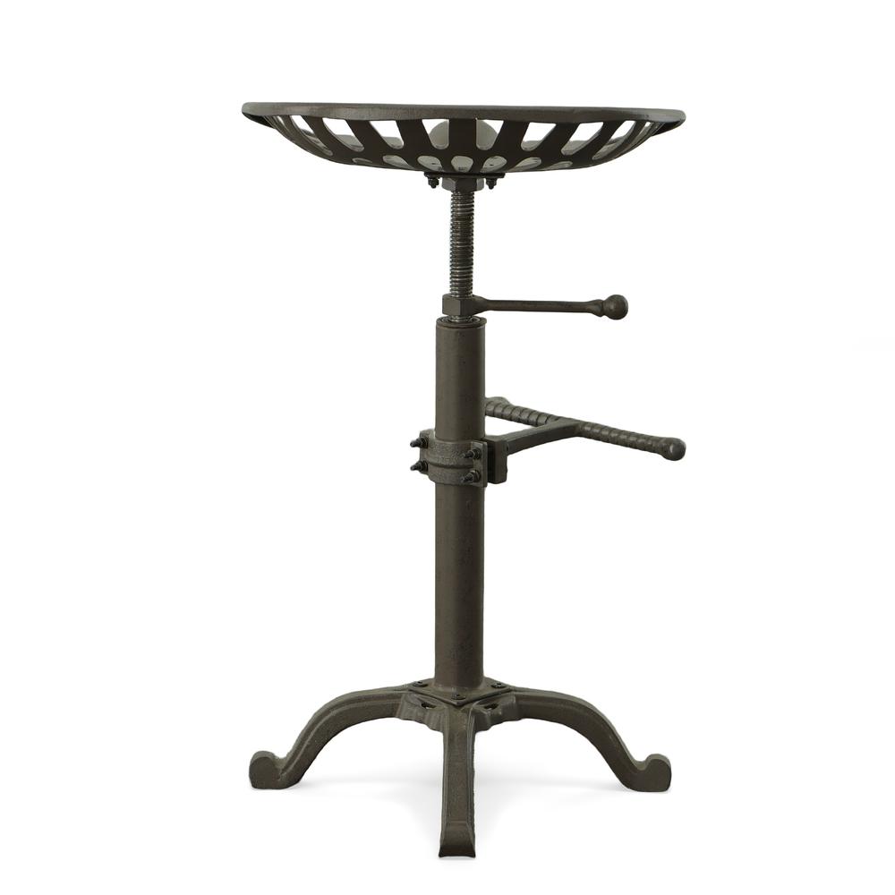 Adjustable Tractor Seat Barstool - Industrial. Picture 4