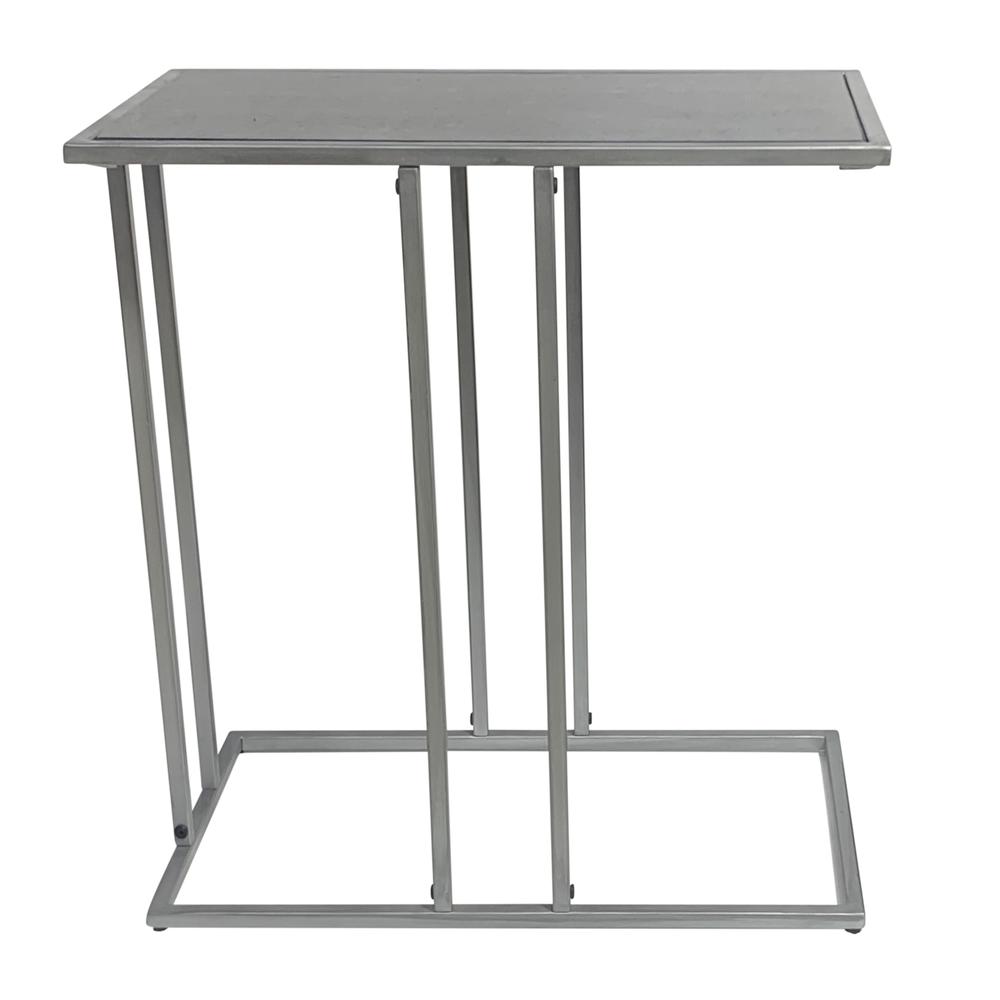 Serena End Table - Black Marble - Industrial. Picture 3