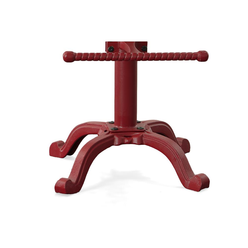 Adjustable Tractor Seat Barstool - Red. Picture 5