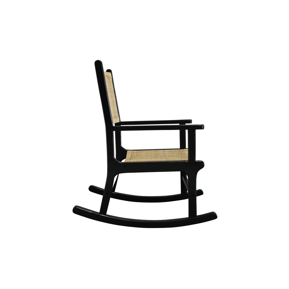 Karson Rocking Chair - Black. Picture 2