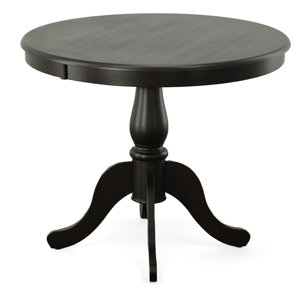 Fairview 36" Round Pedestal Dining Table - Espresso. Picture 1