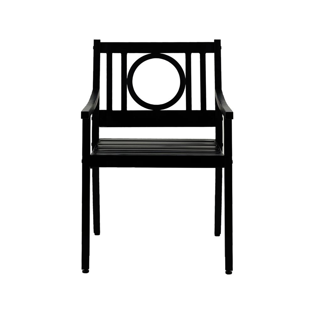 Grammercy Outdoor Chair - Black. Picture 4