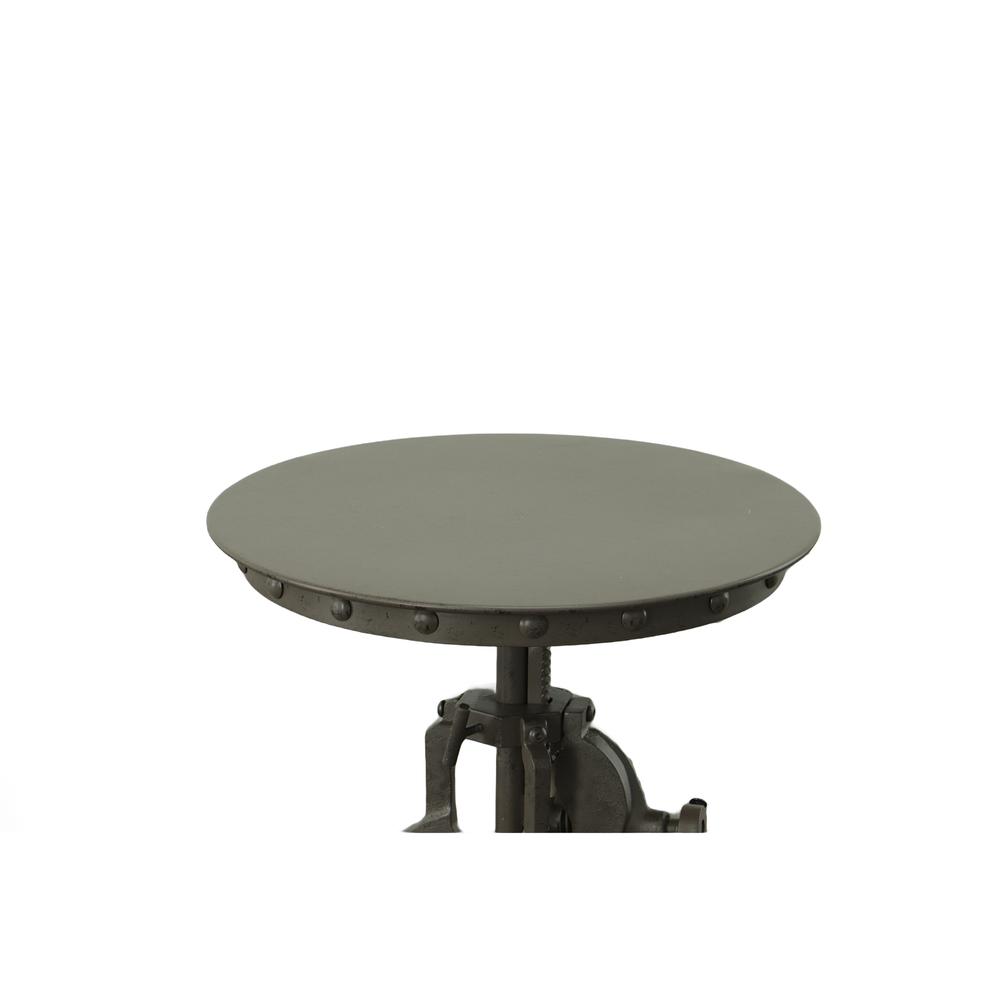 Regan Adjustable Accent Table - Industrial. Picture 4