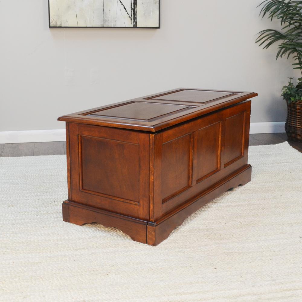 Camden Blanket Chest - Chestnut. Picture 7