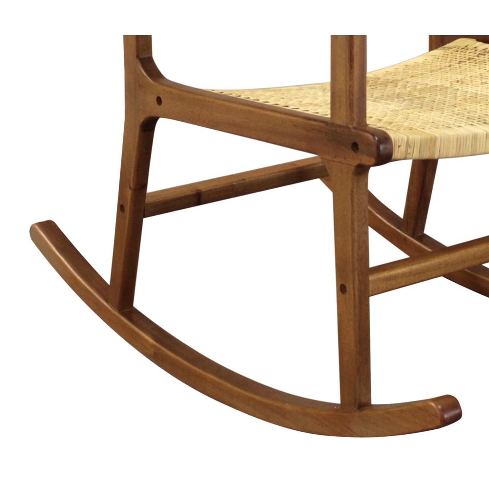 Karson Rocking Chair - Caramel. Picture 7