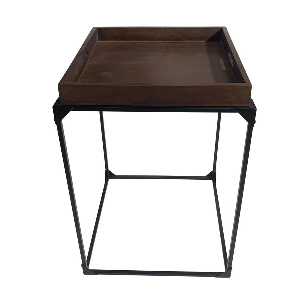 Cooper Tray Table - Elm - Black. Picture 2