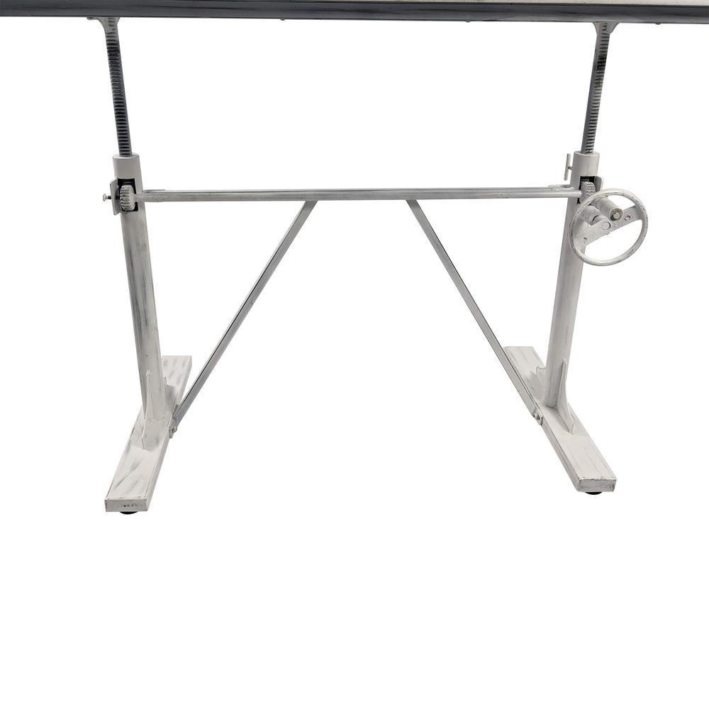 Brio Sit or Standing Adjustable Desk - Whitewash. Picture 3