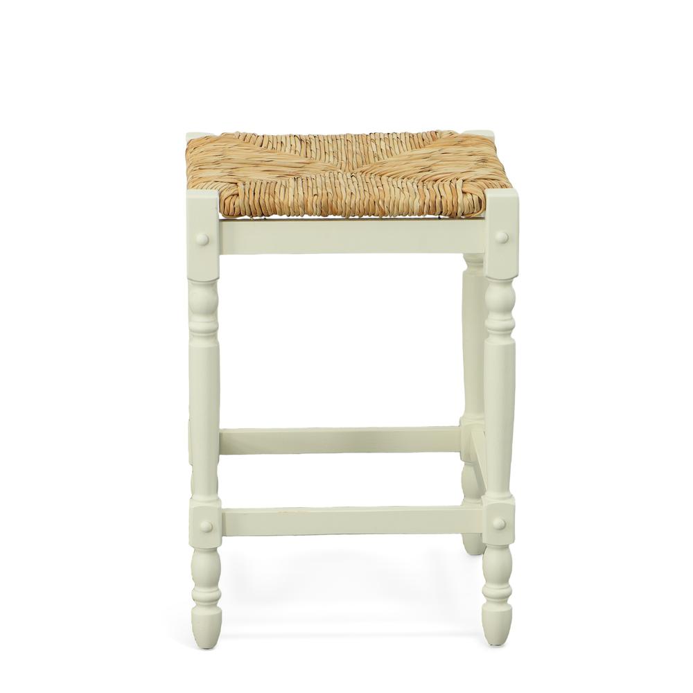 Hawthorne 24" Counter Stool - Antique White. Picture 2