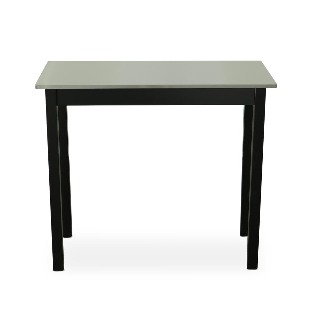 Carter Stainless Steel Top Bar Table - Black. Picture 2