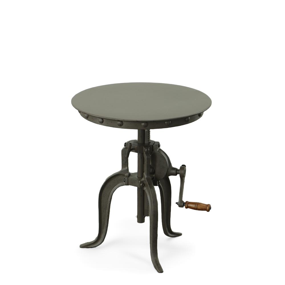 Regan Adjustable Accent Table - Industrial. Picture 2