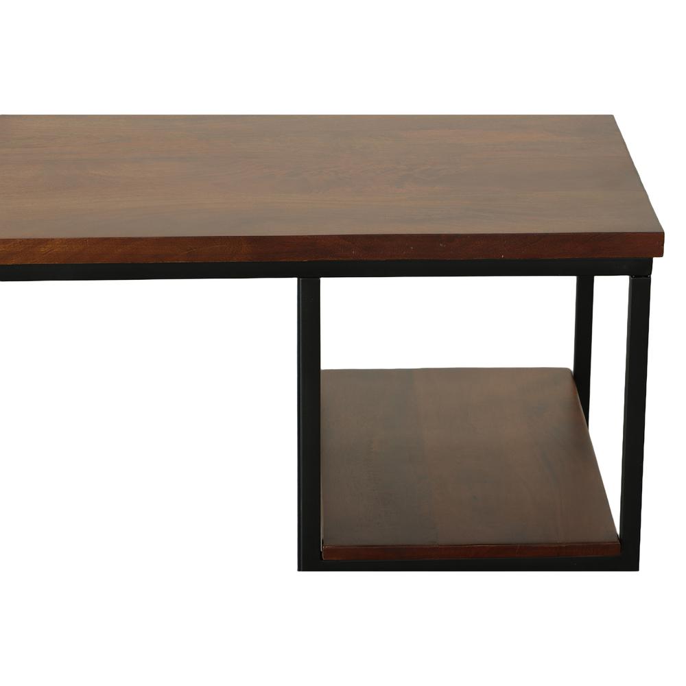 Brayden Desk - Chestnut/Black. Picture 5