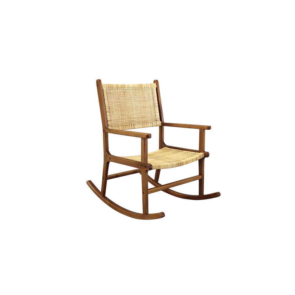 Karson Rocking Chair - Caramel. Picture 1
