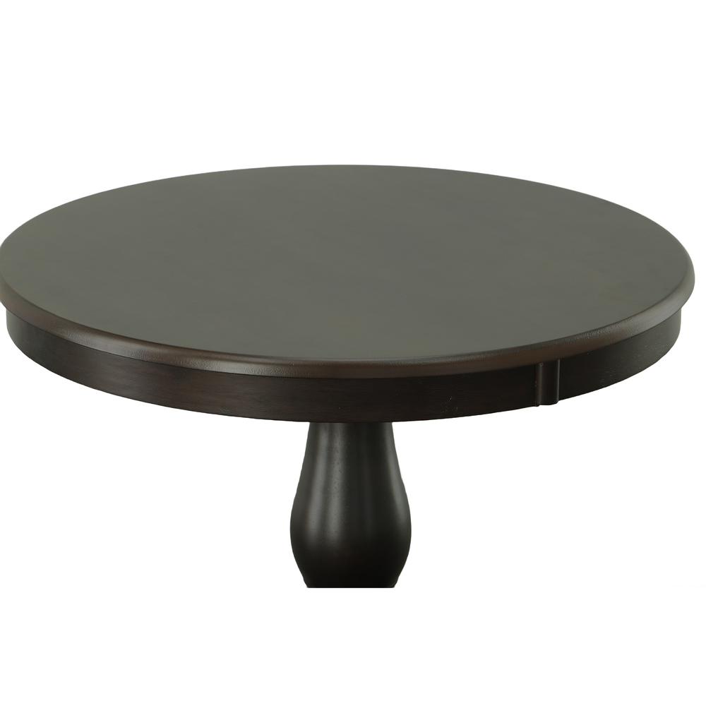 Fairview 30" Round Pedestal Dining Table - Espresso. Picture 3