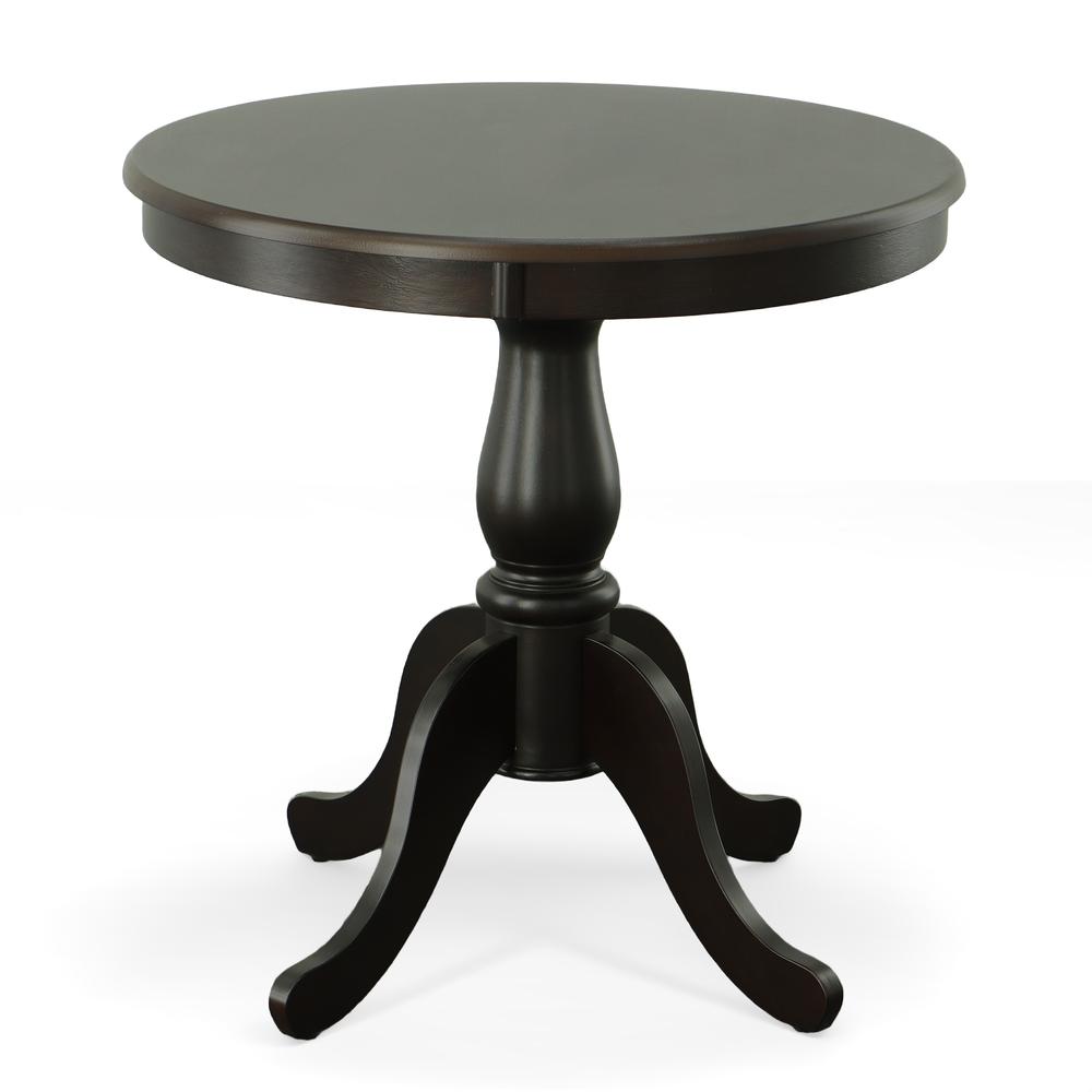 Fairview 30" Round Pedestal Dining Table - Espresso. Picture 1