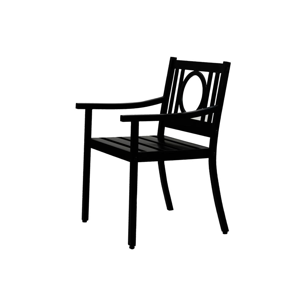 Grammercy Outdoor Chair - Black. Picture 1
