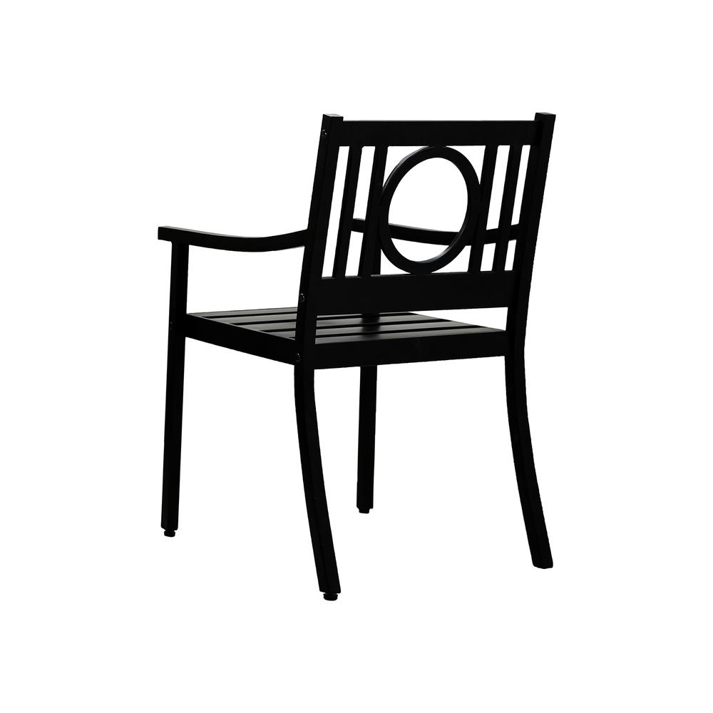 Grammercy Outdoor Chair - Black. Picture 2