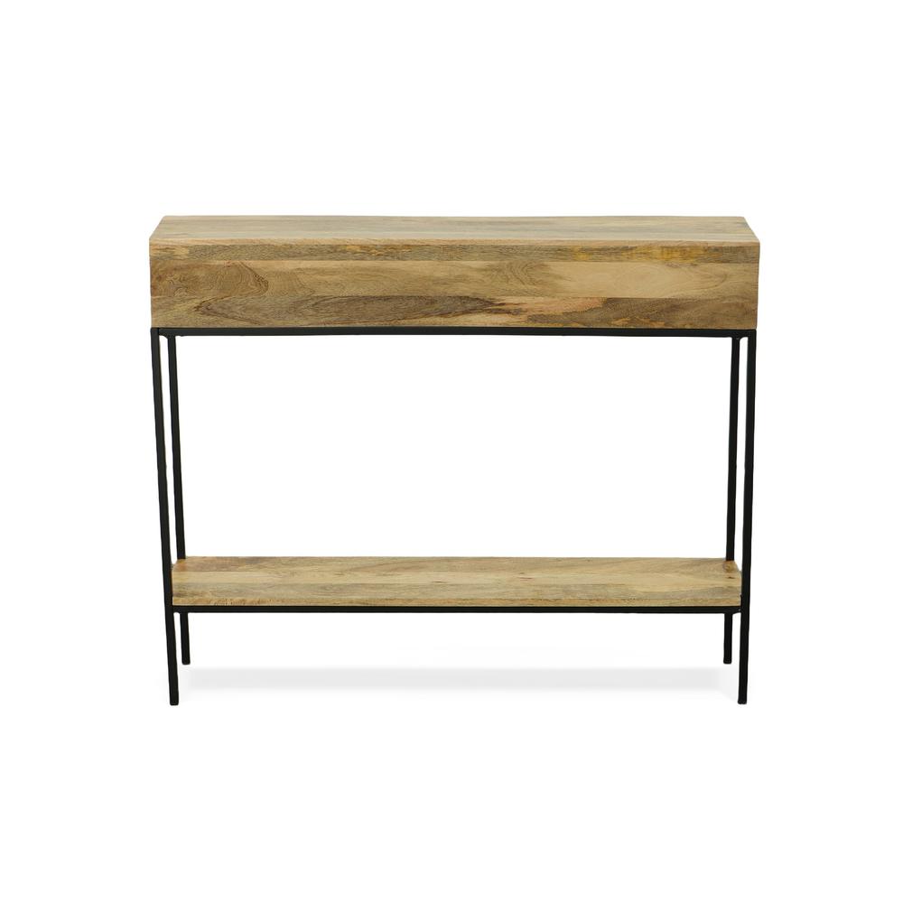 Edvin Console Table - Natural/Black. Picture 3