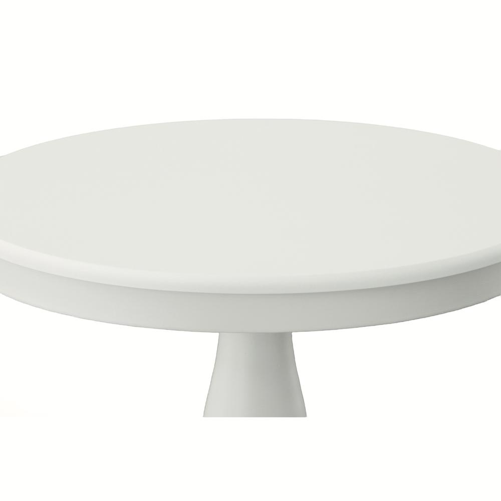 Fairview 30" Round Pedestal Dining Table - White. Picture 2