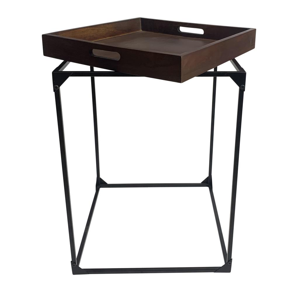 Cooper Tray Table - Elm - Black. Picture 6