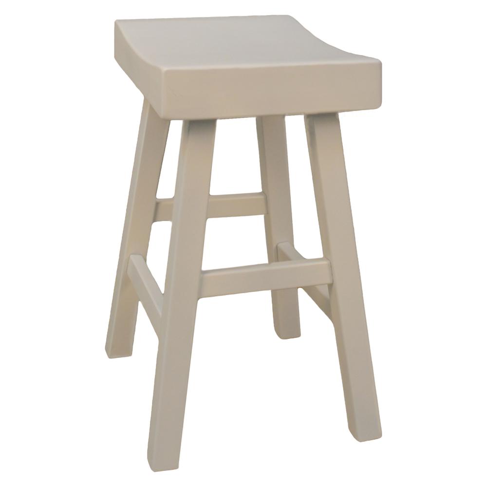 Colborn 25" Counter Stool - Antique White. Picture 2