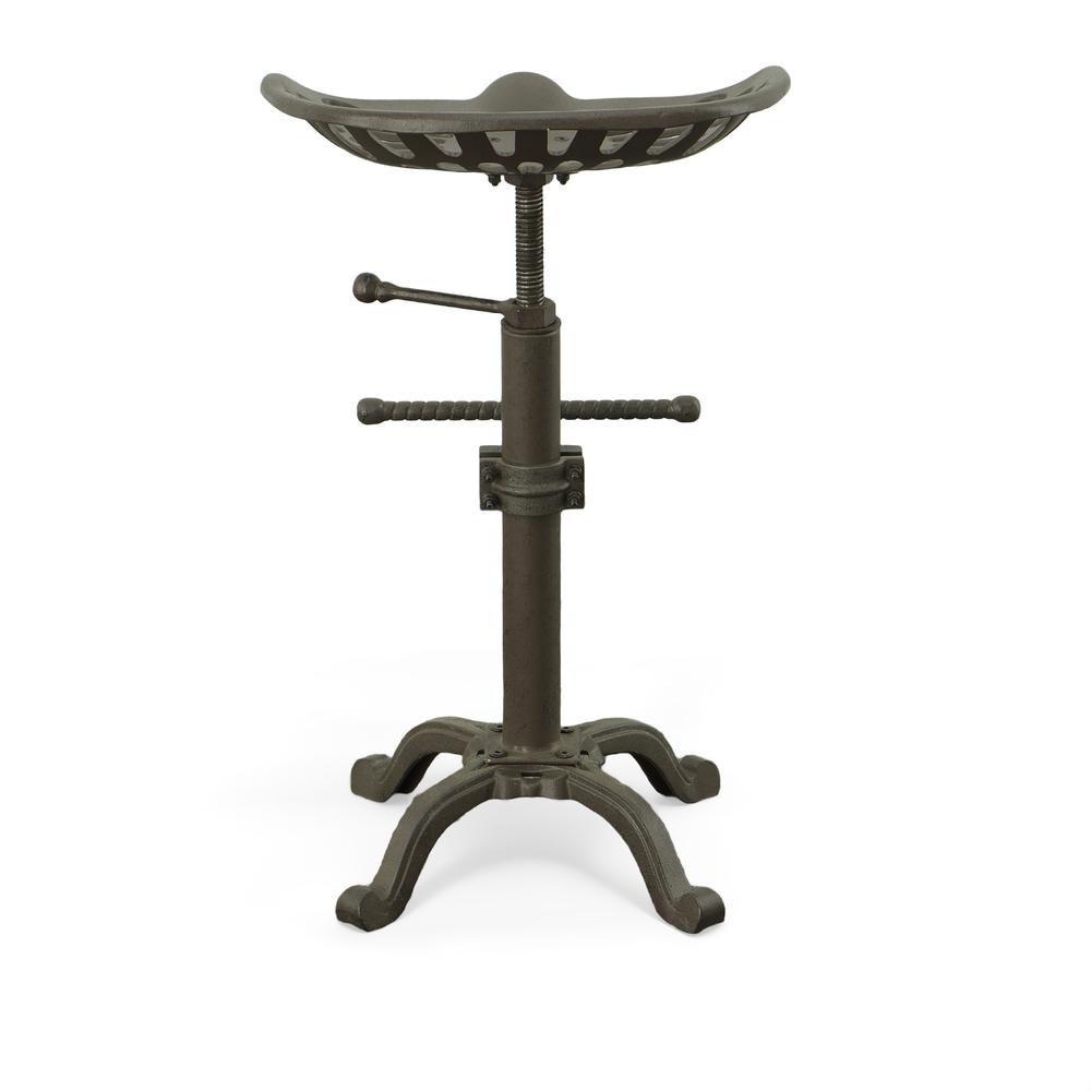 Adjustable Tractor Seat Barstool - Industrial. Picture 5