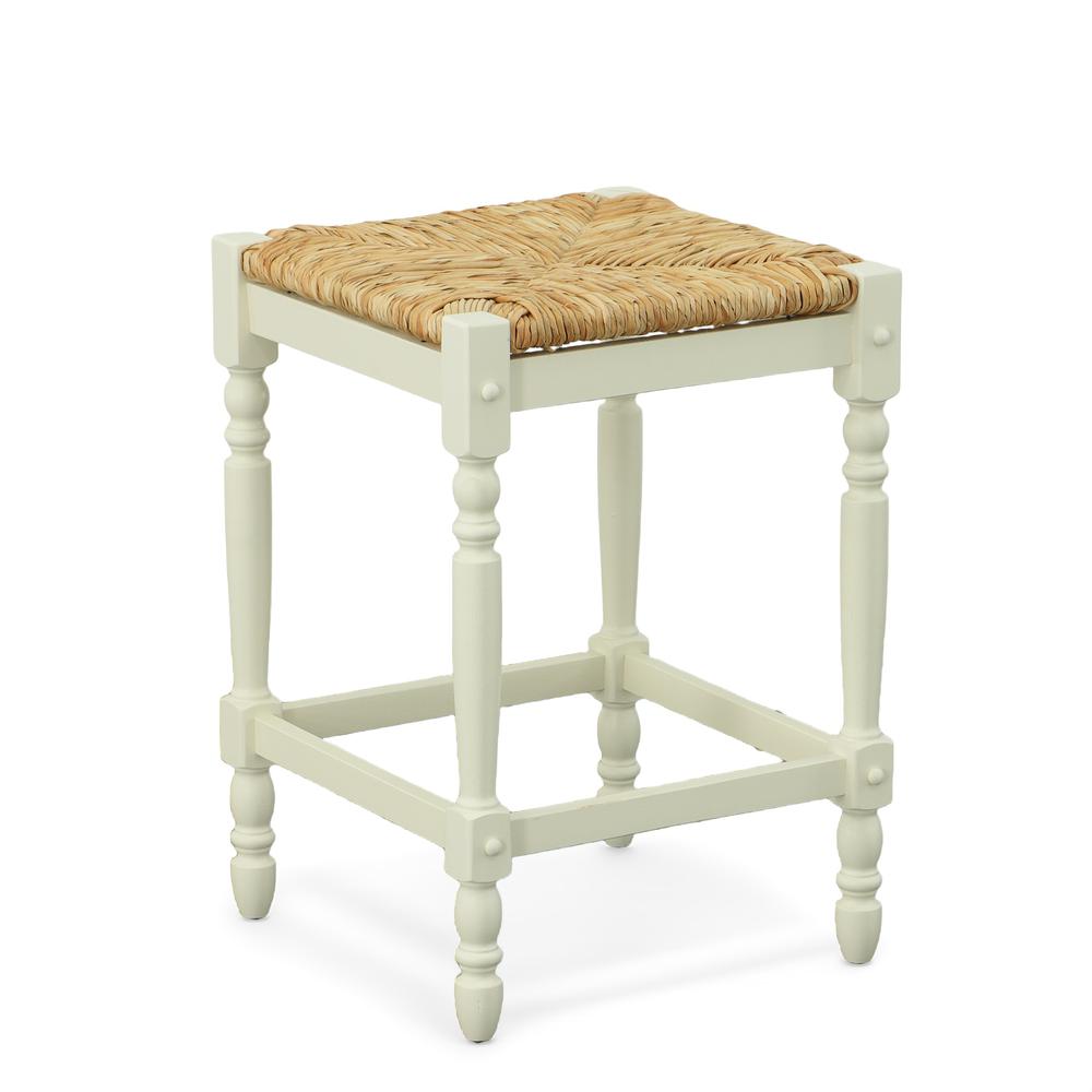 Hawthorne 24" Counter Stool - Antique White. Picture 1