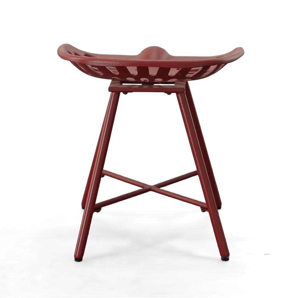 Jace Tractor Seat Stool - Red. Picture 3