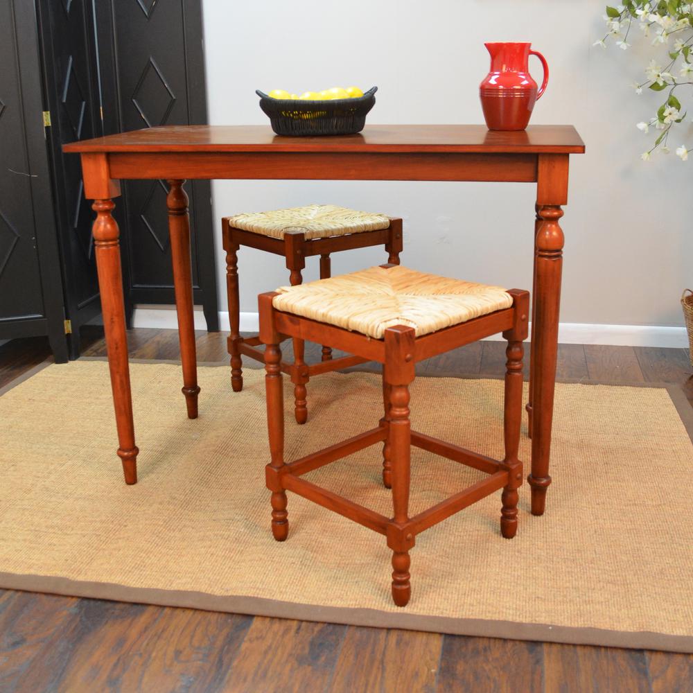 Hawthorne 24" Counter Stool - Chestnut. Picture 7