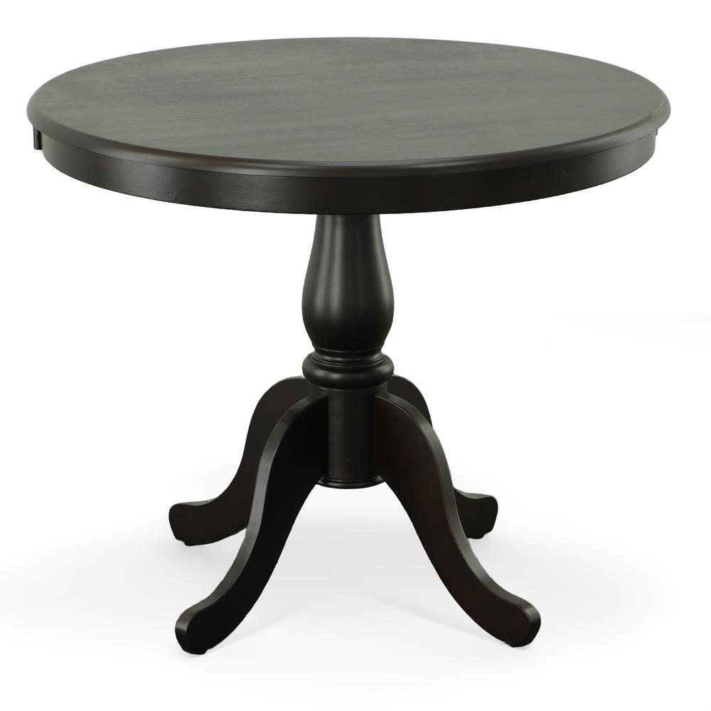 Fairview 36" Round Pedestal Dining Table - Espresso. Picture 2