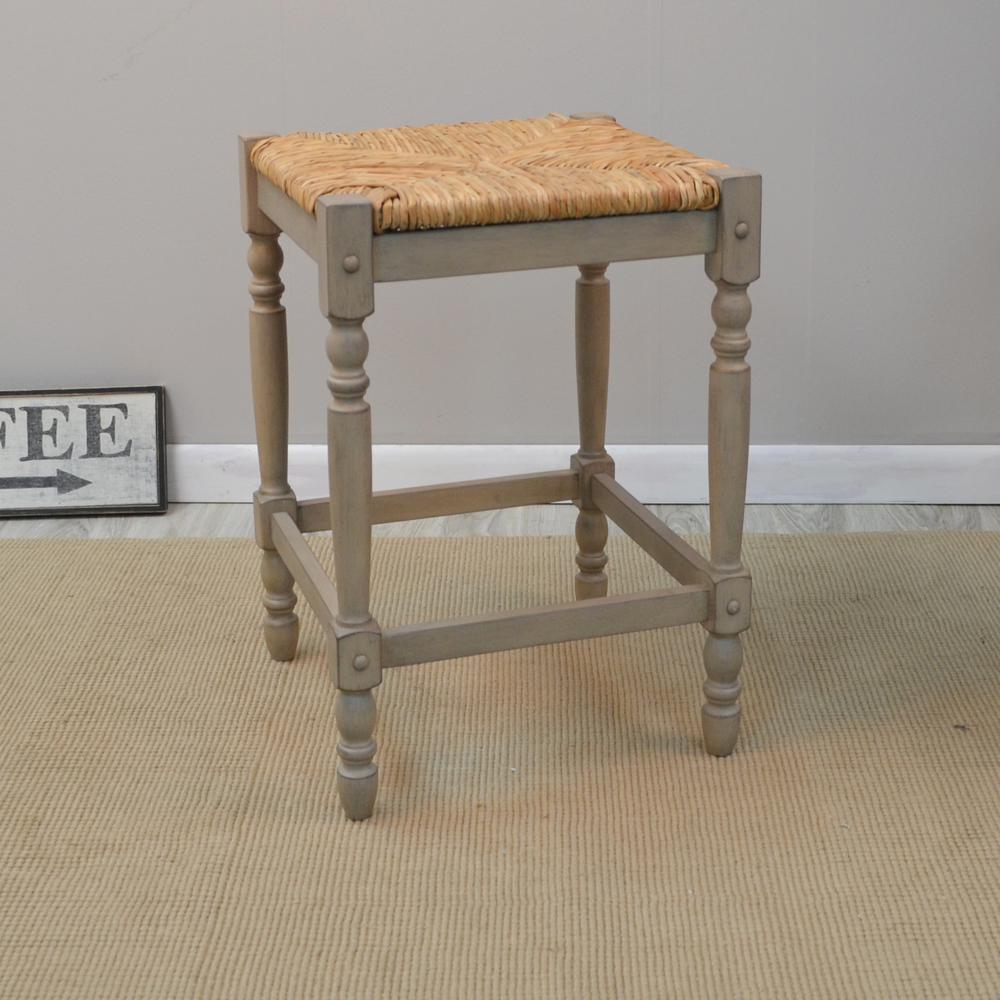 Hawthorne 24" Counter Stool - Weathered Gray. Picture 5