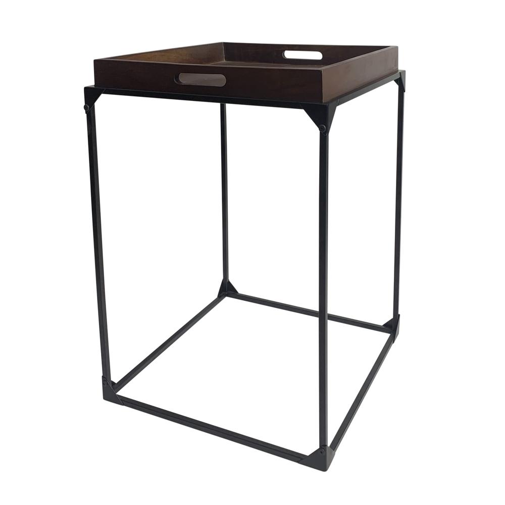 Cooper Tray Table - Elm - Black. Picture 4