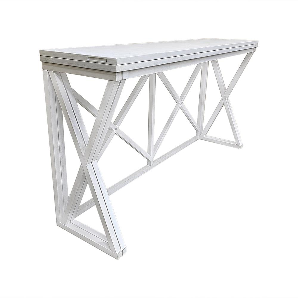 Taylor Flip Top Bar Table - Antique White. Picture 1