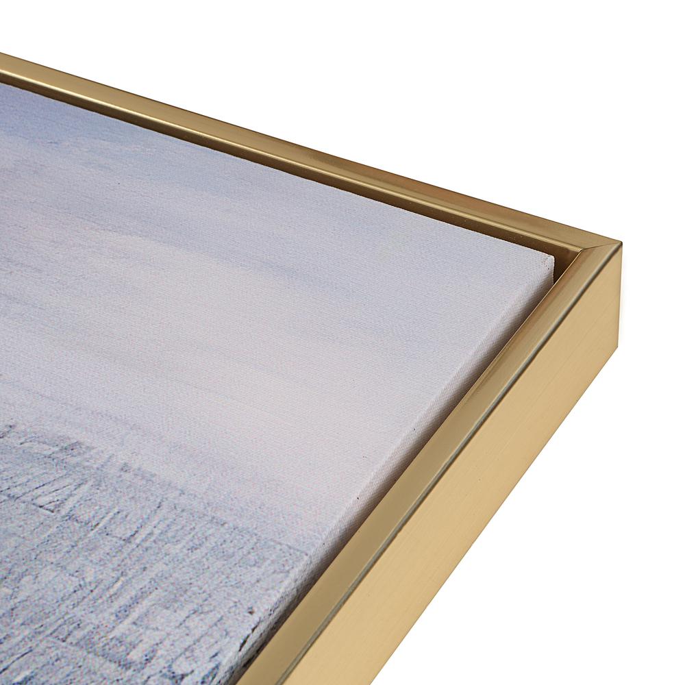 Cityscape Abstract Wall Art - Gold Frame - Medium. Picture 2