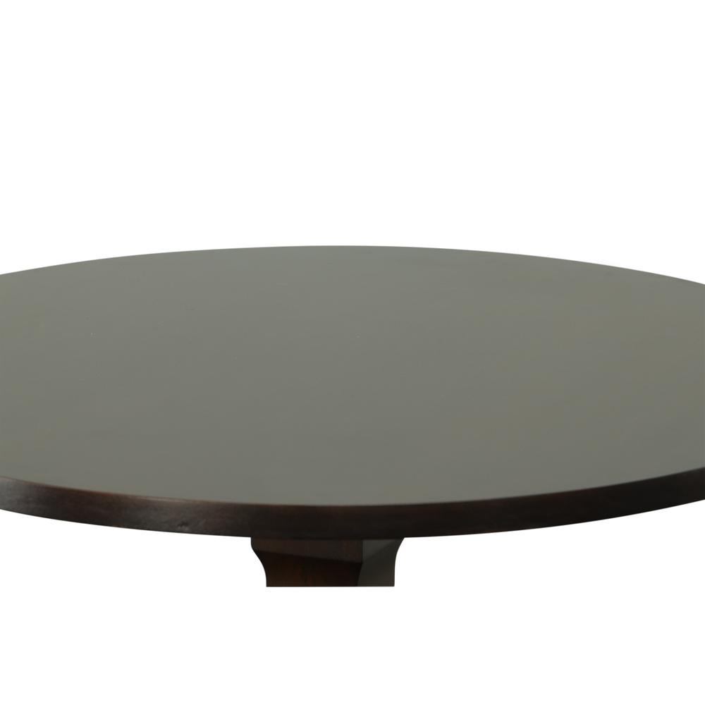 Carson 47" Round Pedestal Table - Espresso. Picture 4