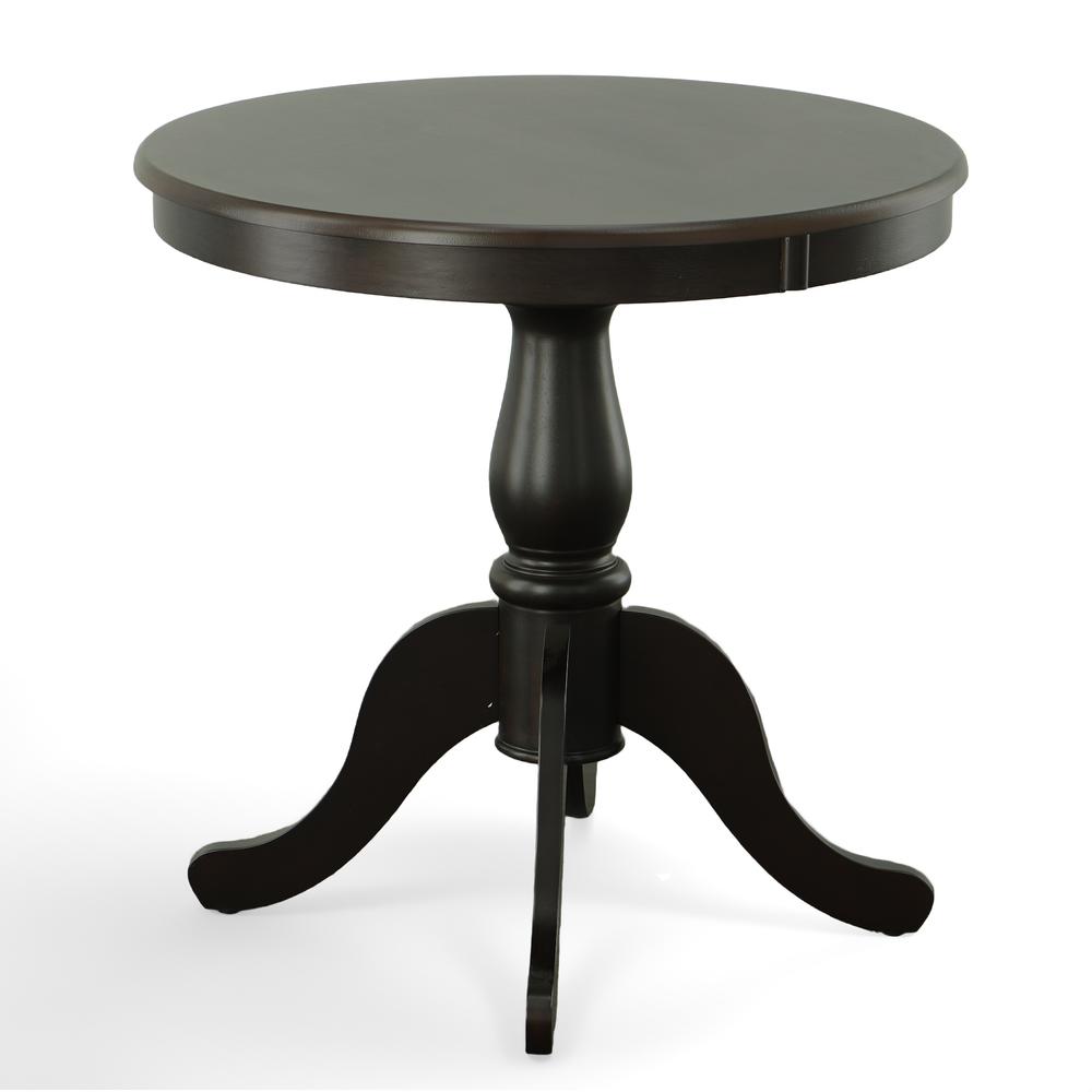 Fairview 30" Round Pedestal Dining Table - Espresso. Picture 2