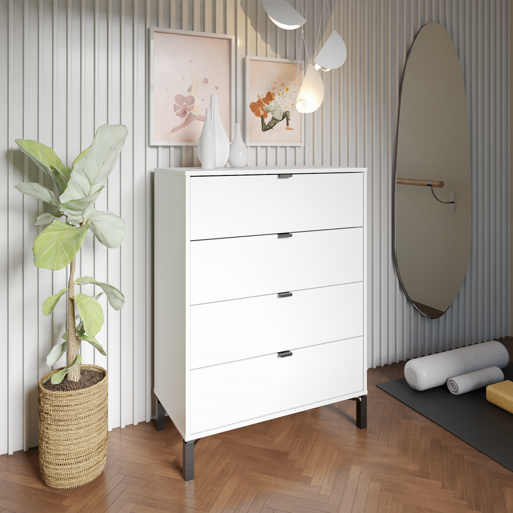 Dresser for Bedroom – Modern Tall Dresser – Chest of Drawers – Oak. Picture 2