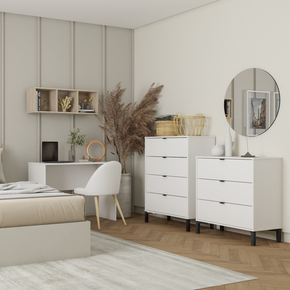 Dresser for Bedroom – Modern Tall Dresser – Chest of Drawers – Oak. Picture 3