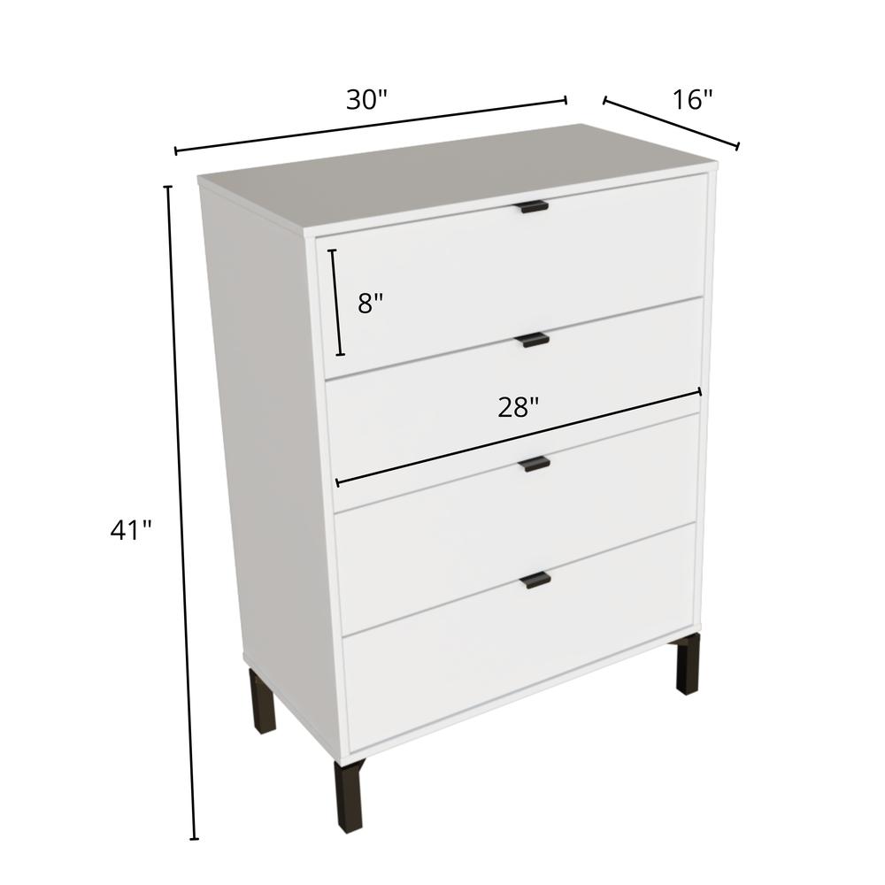 Dresser for Bedroom – Modern Tall Dresser – Chest of Drawers – Oak. Picture 5