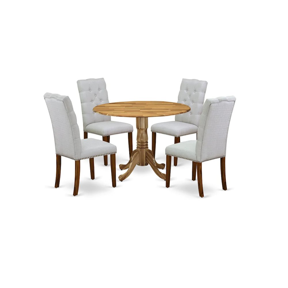 Dining Room Set Natural, DLEL5-ANA-05. Picture 1