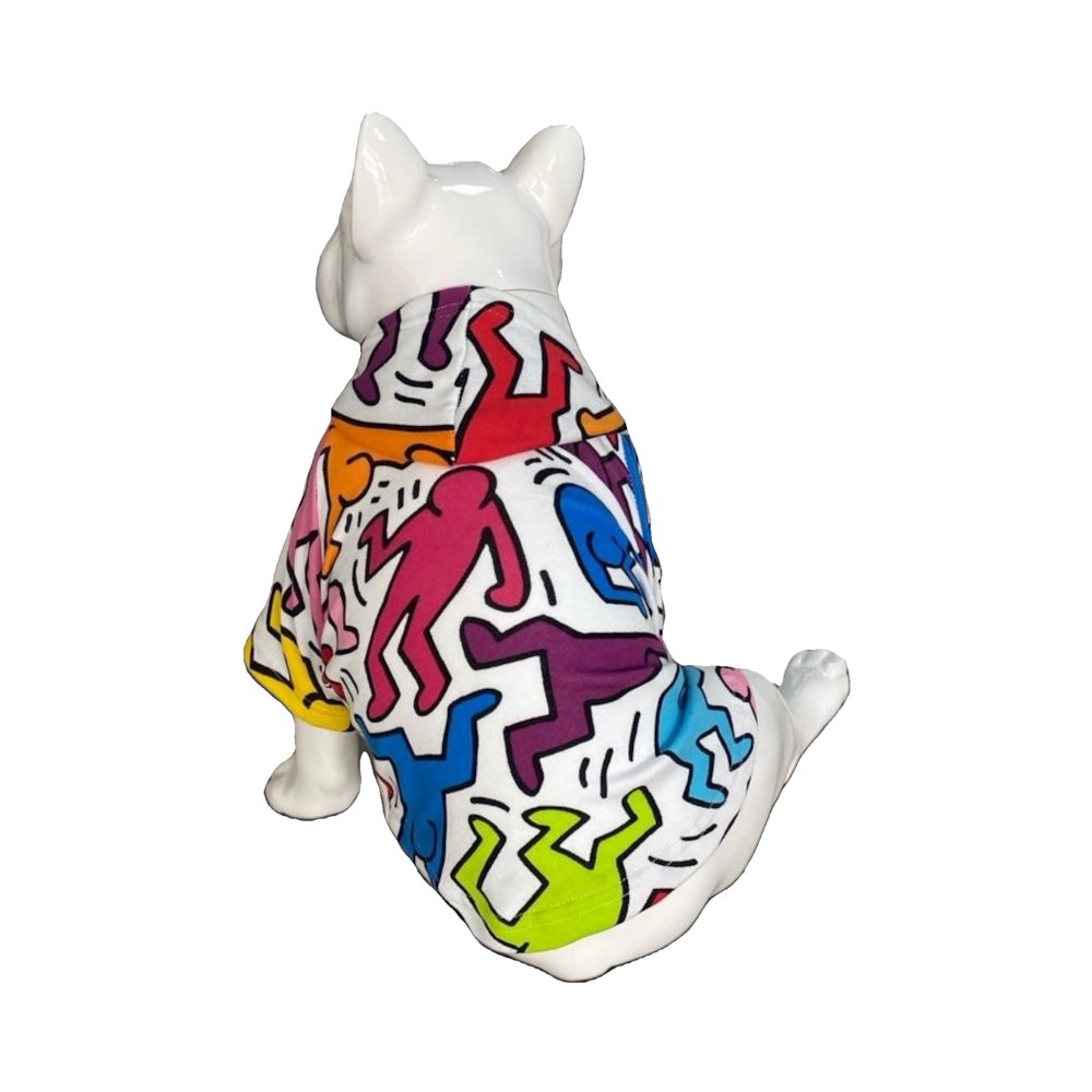 Pet Atelier Designed Colorful Sweatshirt Hoodie For Dogs And Cats Soft Cotton. Picture 1