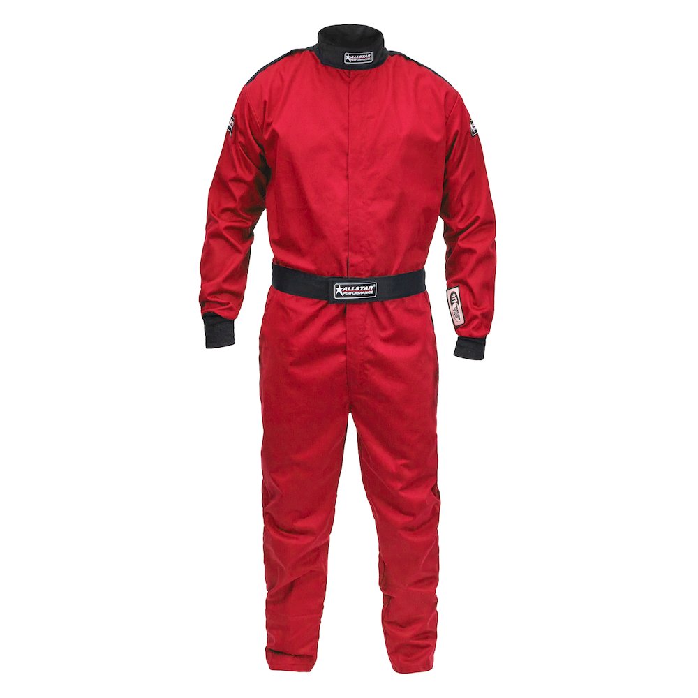 Driving Suit SFI 3.2A/1 S/L Red Medium. Picture 1