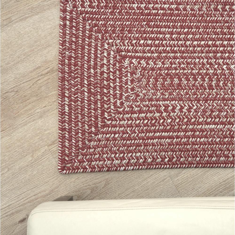 Bridgeport Tweed Square - Toasted Red 14x14 Rug. Picture 14